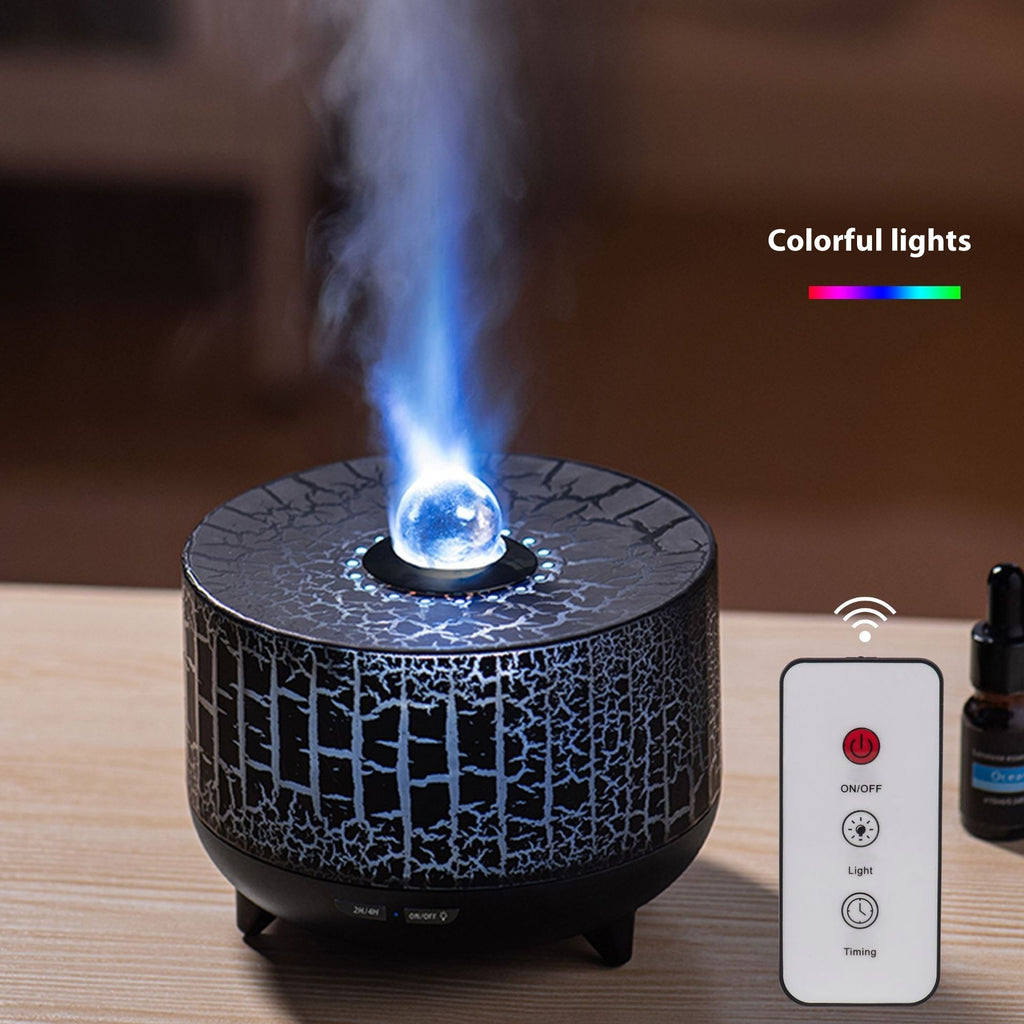 Flame Aroma Diffuser – Modern Humidifier ✨